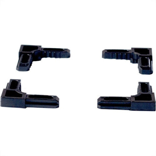 Acessorio Canto Para Perfil Tela Mosquiteira Decal 009 Preto Kit Com 4 Pecas Kit-009-Pto Acessorio Canto Para Perfil Tela Mosquiteira Decal 009 Preto Kit Com 4 Pecas Kit-009-Pto