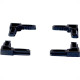 Acessorio Canto Para Perfil Tela Mosquiteira Decal 009 Preto Kit Com 4 Pecas Kit-009-Pto Acessorio Canto Para Perfil Tela Mosquiteira Decal 009 Preto Kit Com 4 Pecas Kit-009-Pto