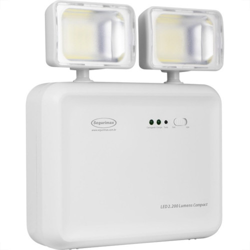 Luminaria Emergencia Led Segurimax 2200 Lumens 2 Farois Compact 42482 Luminaria Emergencia Led Segurimax 2200 Lumens 2 Farois Compact 42482