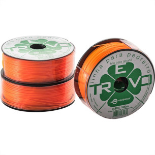 Linha Pedreiro Nylon Ekilon 0,8Mm 100M Caixa Laranja  051-004 . / Kit C/ 10