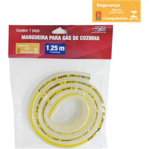 Mangueira Gas Forceline Trancada 1,25M Cartela  0190400339