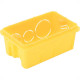 Caixinha Luz Plastica 4X2 Tramontina Amarela Orelha Pvc - Kit C/25