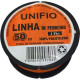 Linha Pedreiro 1 Fio 50M Laranja - Kit C/12 Linha Pedreiro 1 Fio 50M Laranja - Kit C/12