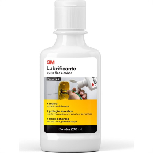 Lubrificante Para Puxamento De Cabo 3M (Base Dagua) 200Ml Hb004674220 Lubrificante Para Puxamento De Cabo 3M (Base Dagua) 200Ml Hb004674220