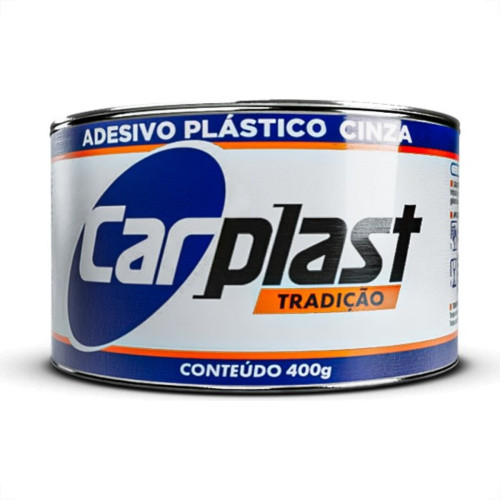 Massa Plastica Carplast 400G Cinza Com Catalizador Ca100 - Kit C/12 Massa Plastica Carplast 400G Cinza Com Catalizador Ca100 - Kit C/12