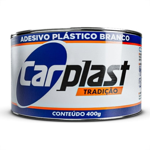 Massa Plastica Carplast 400G Branca Com Catalizador Ca135 - Kit C/12 Massa Plastica Carplast 400G Branca Com Catalizador Ca135 - Kit C/12
