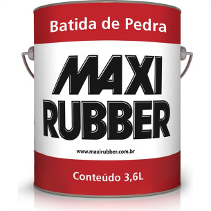 Bate Pedra Maxi Rubber Preta 3,6L  4M032