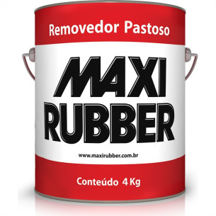 Removedor De Tintas Maxi Rubber Pastoso 4Kg  2Ms002