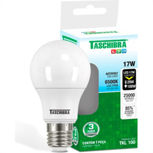 Lampada Led Bulbo Taschibra 17W 6500K E27  11080281