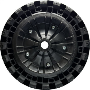 Roda 3,20X8 Pneu Macico Pro Flexborder ''Eixo Universal'' 100650