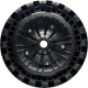 Roda 3,20X8 Pneu Macico Pro Flexborder ''Eixo Universal'' 100650 Roda 3,20X8 Pneu Macico Pro Flexborder ''Eixo Universal'' 100650