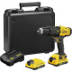 Furadeira Parafusadeira Stanley Impacto 1/2'' 20V 2Baterias 1.5Ah Com Maleta Scd711C2K-Br Furadeira Parafusadeira Stanley Impacto 1/2'' 20V 2Baterias 1.5Ah Com Maleta Scd711C2K-Br