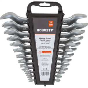 Chave Fixa Robust 6 A 32Mm Com 12 Pecas