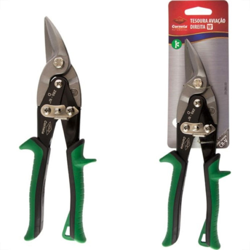 Tesoura Funileiro Aviacao Corneta 10'' Direita 