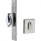 Fechadura Silvana Pivotante Roseta 4600 Quadrada Cromada 97570 Fechadura Silvana Pivotante Roseta 4600 Quadrada Cromada 97570
