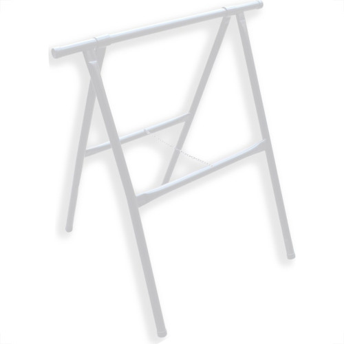 Cavalete Hayner Tubular Dobravel Branco 45 X 45Cm 693058 Cavalete Hayner Tubular Dobravel Branco 45 X 45Cm 693058
