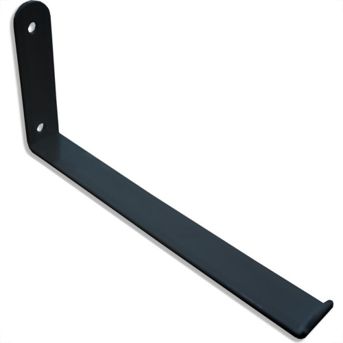 Suporte Prateleira Hayner Invertida Preta 25Cm 690767 Suporte Prateleira Hayner Invertida Preta 25Cm 690767