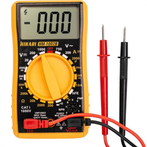 Multimetro Digital Hikari Display Grande Hm-1002B 21N278 Multimetro Digital Hikari Display Grande Hm-1002B 21N278