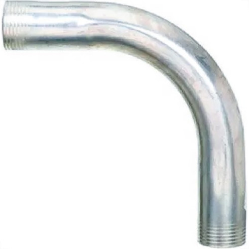 Curva Eletroduto Aco Galvanizado Perfil Lider   90 X 1/2'' 65208Ge - Kit C/20