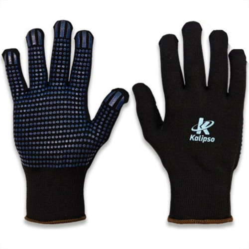 Luva Helanca Kalipso Com Pigmento Preto - Kit C/12 Luva Helanca Kalipso Com Pigmento Preto - Kit C/12