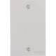 Placa Piso Aluminio Tramontina 4X2 Cega