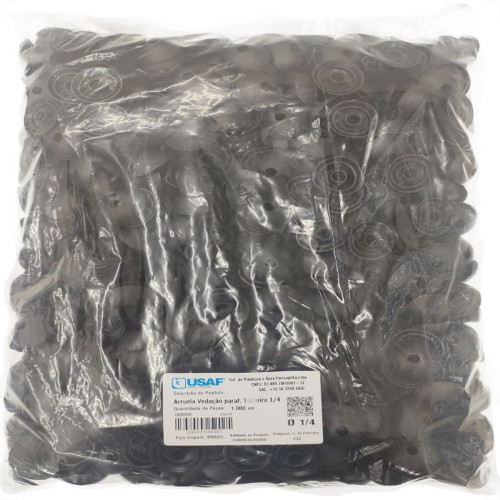 Arruela Para Telha Pvc Usaf 1/4'' 1000 Pecas 000095 Arruela Para Telha Pvc Usaf 1/4'' 1000 Pecas 000095