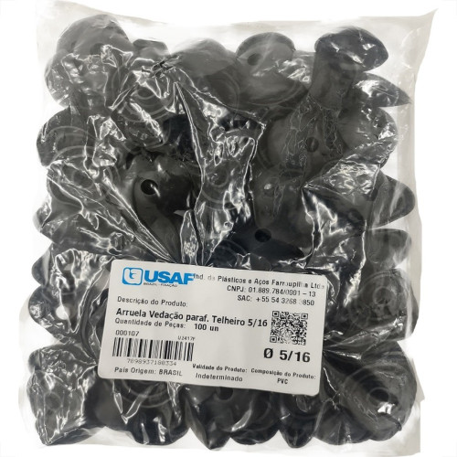Arruela Para Telha Pvc Usaf 5/16'' 100 Pecas 000107 Arruela Para Telha Pvc Usaf 5/16'' 100 Pecas 000107