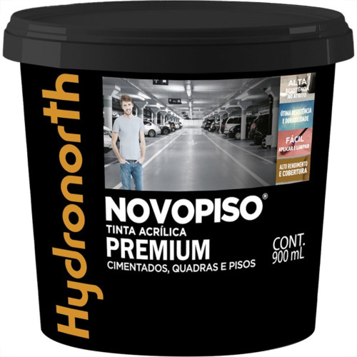 Tinta Hydronorth Novopiso Premium Piso 900Ml Fosco Marrom Barroco Pote Tinta Hydronorth Novopiso Premium Piso 900Ml Fosco Marrom Barroco Pote