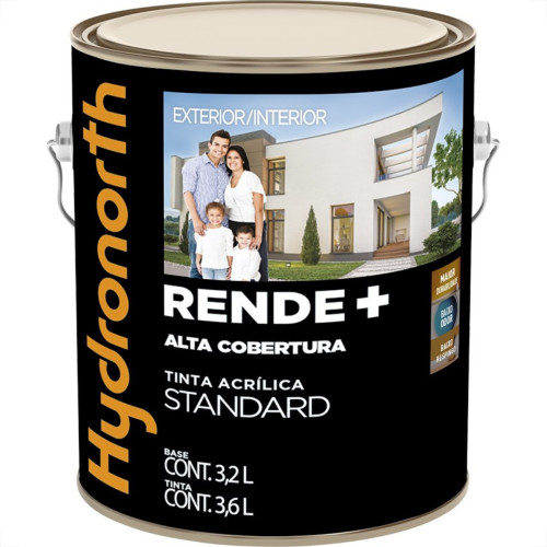 Tinta Hydronorth Rende+ Acrilica Standard Fosco 3,6L Amarula 