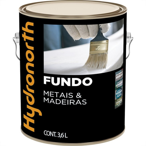 Fundo Para Madeira Hydronorth 3,6L Branco Fundo Para Madeira Hydronorth 3,6L Branco