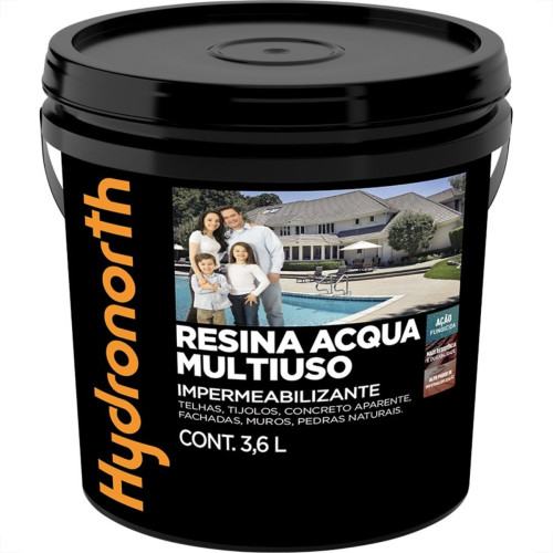 Resina Multiuso Hydronorth Acqua Fosca 3,6L Incolor Galao