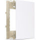 Placa Margirius Sleek 4X2 Branca (Cega) Com Suporte 16027