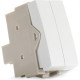 Modulo Margirius Sleek Simples Duplo 10A Branco 17837 Modulo Margirius Sleek Simples Duplo 10A Branco 17837