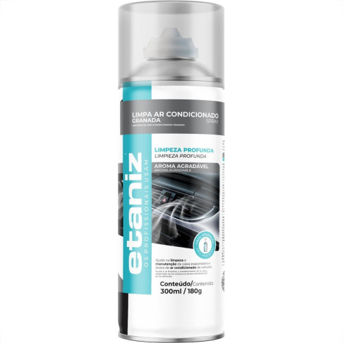 Limpa Ar Condicionado Granada Etaniz Carro Novo 300Ml 48106 Limpa Ar Condicionado Granada Etaniz Carro Novo 300Ml 48106