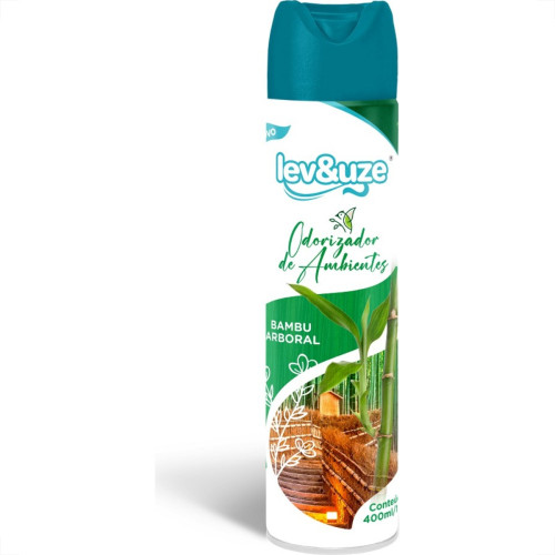Odorizador De Ambiente Lev&Uze Bambu Arboral 400Ml 40117 Odorizador De Ambiente Lev&Uze Bambu Arboral 400Ml 40117