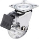 Rodizio Perkon Poliuretano Base Giratorio Transparente Com Trava 50Mm 1242 Rodizio Perkon Poliuretano Base Giratorio Transparente Com Trava 50Mm 1242