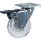 Rodizio Perkon Poliuretano Base Giratorio Transparente Com Trava 75Mm 1243 Rodizio Perkon Poliuretano Base Giratorio Transparente Com Trava 75Mm 1243