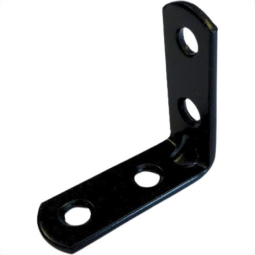 Cantoneira Moveis Zamar Preta 1.1/2 '' 04 Pecas Cantoneira Moveis Zamar Preta 1.1/2 '' 04 Pecas