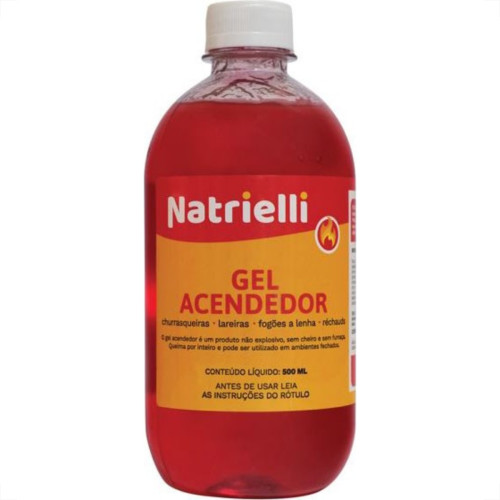 Acendedor Para Churrasqueira Natrielli Em Gel 500Ml Geac500 Acendedor Para Churrasqueira Natrielli Em Gel 500Ml Geac500