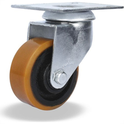 Rodizio Para Carrinho Colson Ferro Base Giratoria Sem Trava 75Mm Rodizio Para Carrinho Colson Ferro Base Giratoria Sem Trava 75Mm