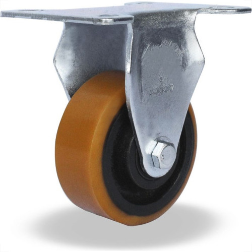 Rodizio Para Carrinho Colson Ferro Base Fixa Sem Trava 75Mm Rodizio Para Carrinho Colson Ferro Base Fixa Sem Trava 75Mm