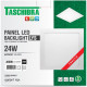 Plaf.Led Tasch.Lys Emb.Qd.24W 3000K 30Cm