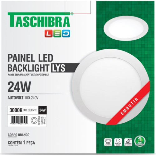 Plaf.Led Tasch.Lys Emb.Rd.24W 3000K 30Cm Plaf.Led Tasch.Lys Emb.Rd.24W 3000K 30Cm