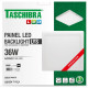 Luminaria Led Plafon Taschibra Lys Externo Quadrado 36W 3000K 40Cm Luminaria Led Plafon Taschibra Lys Externo Quadrado 36W 3000K 40Cm
