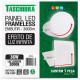 Luminaria Led Plafon Taschibra Frameless Borda Infinita Embutir Quadrado 36W 3000K 22Cm Luminaria Led Plafon Taschibra Frameless Borda Infinita Embutir Quadrado 36W 3000K 22Cm