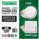 Luminaria Led Plafon Taschibra Frameless Borda Infinita Externo Quadrado 36W 3000K 22,2Cm Luminaria Led Plafon Taschibra Frameless Borda Infinita Externo Quadrado 36W 3000K 22,2Cm