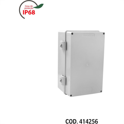 Caixa Passagem Pvc Rohdbox Completa Ip68 Cinza 250X160X120 888209 Caixa Passagem Pvc Rohdbox Completa Ip68 Cinza 250X160X120 888209