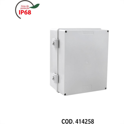 Caixa Passagem Pvc Rohdbox Completa Ip68 Cinza 250X200X130 888189 Caixa Passagem Pvc Rohdbox Completa Ip68 Cinza 250X200X130 888189