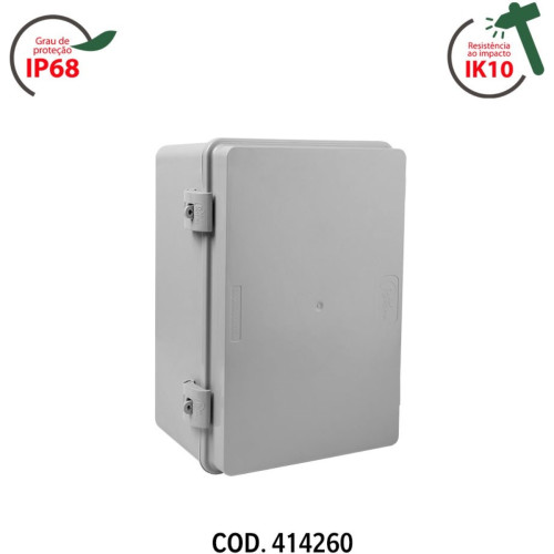Quadro Comando Rohdbox Completo Ip68 Cinza 300X200X150 888255 Quadro Comando Rohdbox Completo Ip68 Cinza 300X200X150 888255