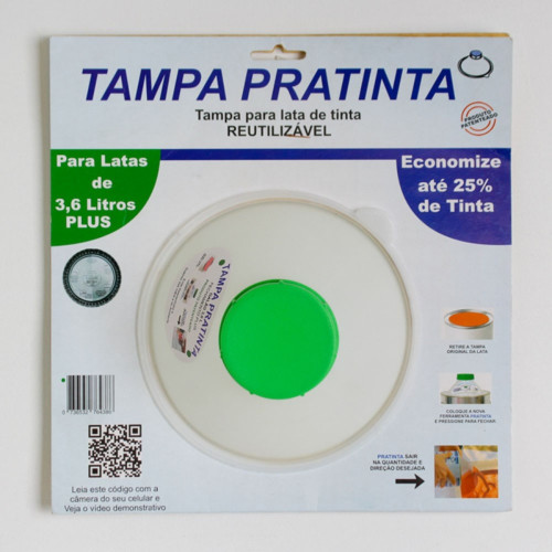 Tampa Para Tinta Pratinta Fechamento Plus 3,6L T3,6P Tampa Para Tinta Pratinta Fechamento Plus 3,6L T3,6P